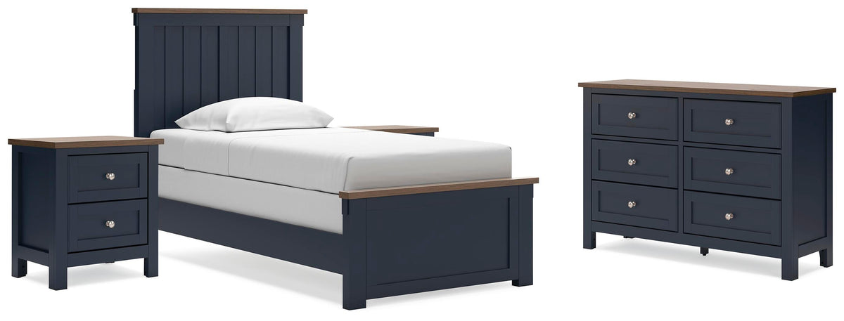 Landocken Panel Bed Set - Full, Dresser and 2 Nightstands