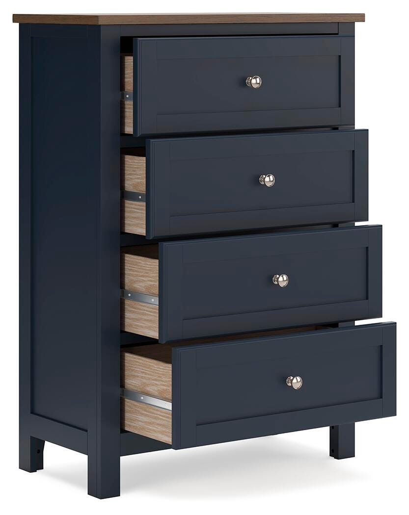 Landocken Twin Panel Bed, Dresser, Chest and Nightstand