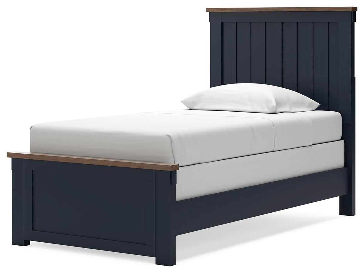 Landocken Twin Panel Bed, Dresser and Mirror