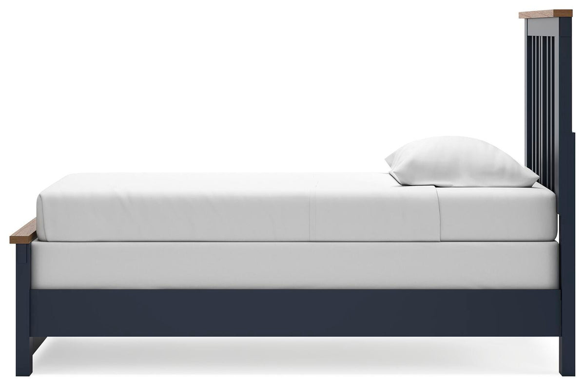 Landocken Twin Panel Bed, Dresser and Mirror