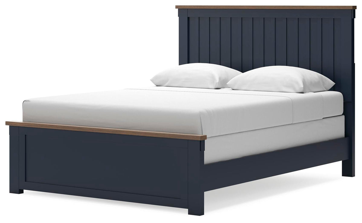 Landocken Queen Panel Bed, Dresser, Mirror and Nightstand