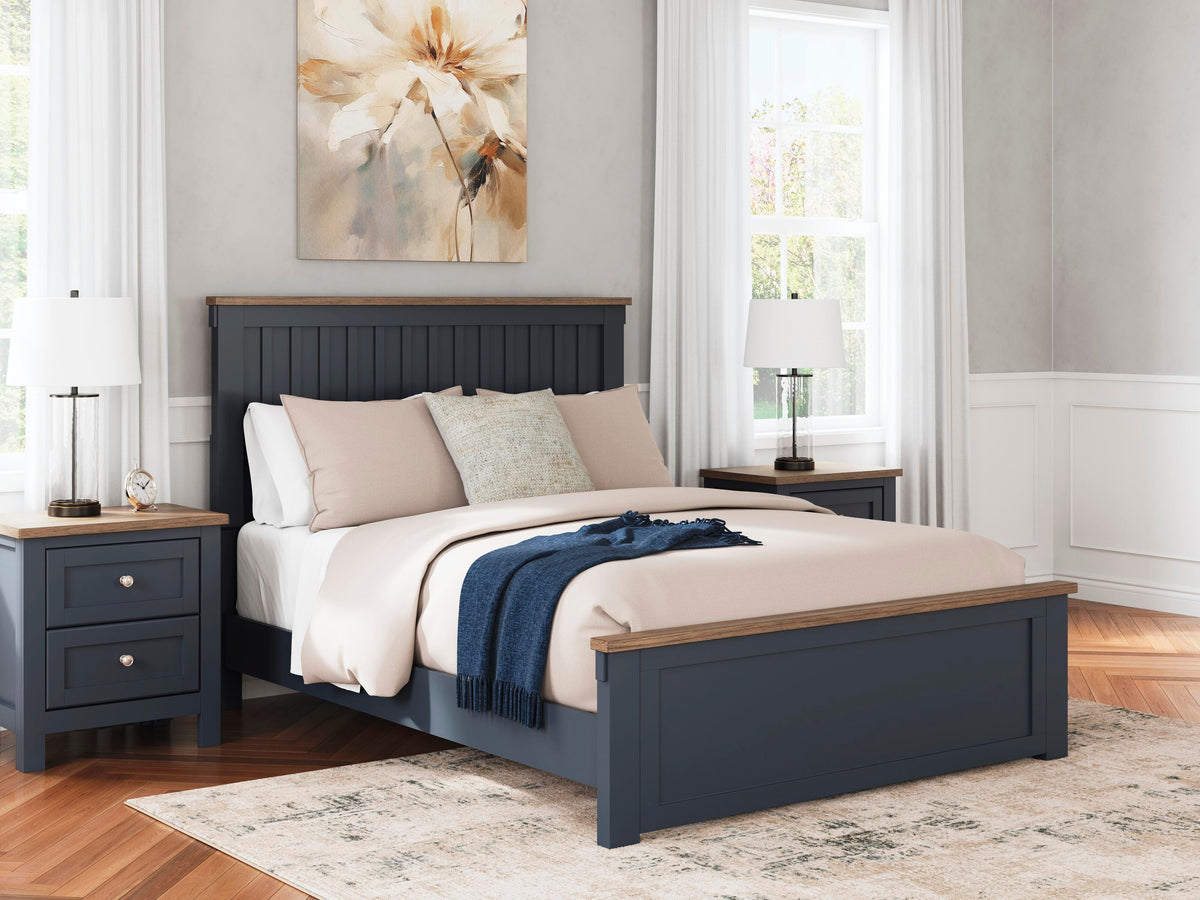 Landocken Queen Panel Bed, Dresser and Mirror