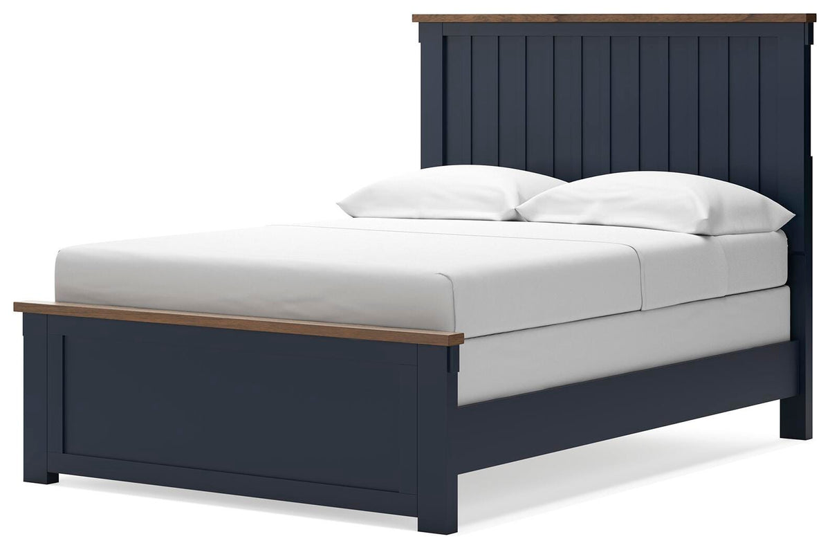 Landocken Full Panel Bed, Dresser and Mirror