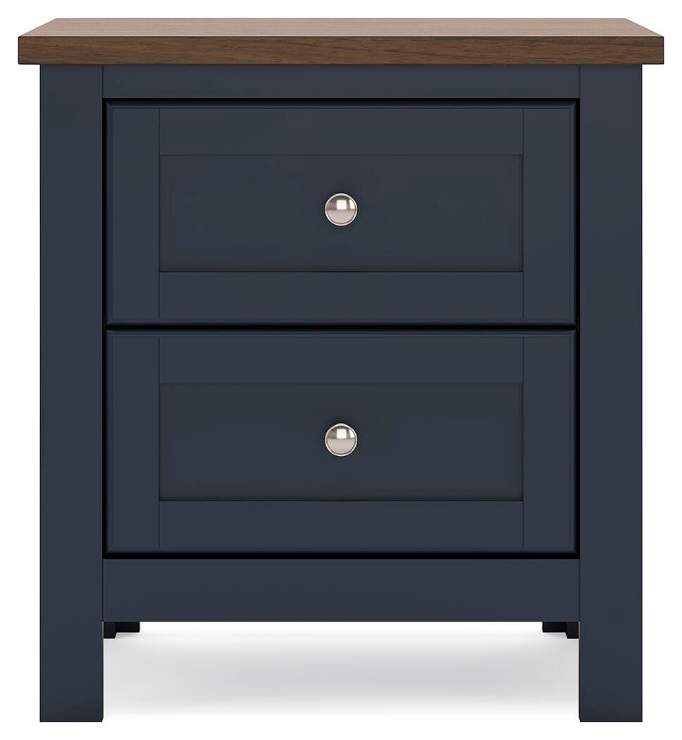 Landocken Twin Panel Bed, Dresser, Mirror and Nightstand