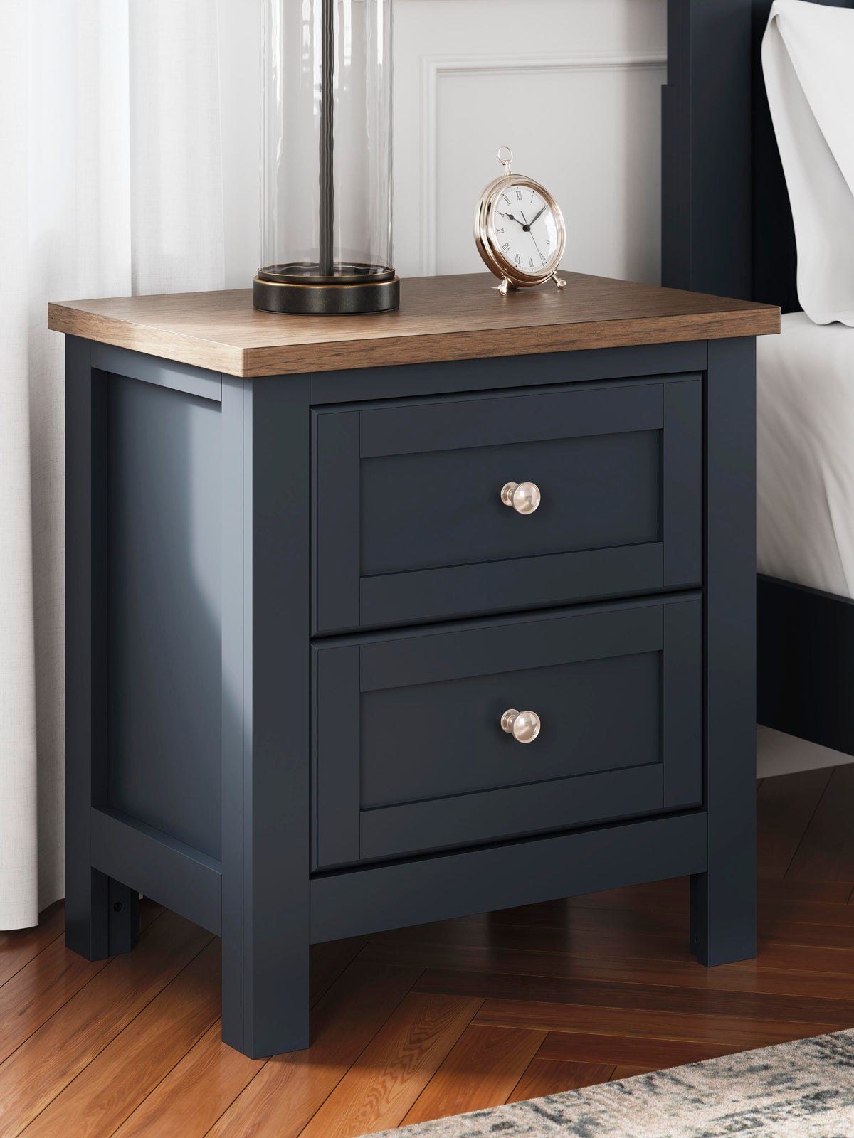 Landocken Twin Panel Bed, Chest and Nightstand
