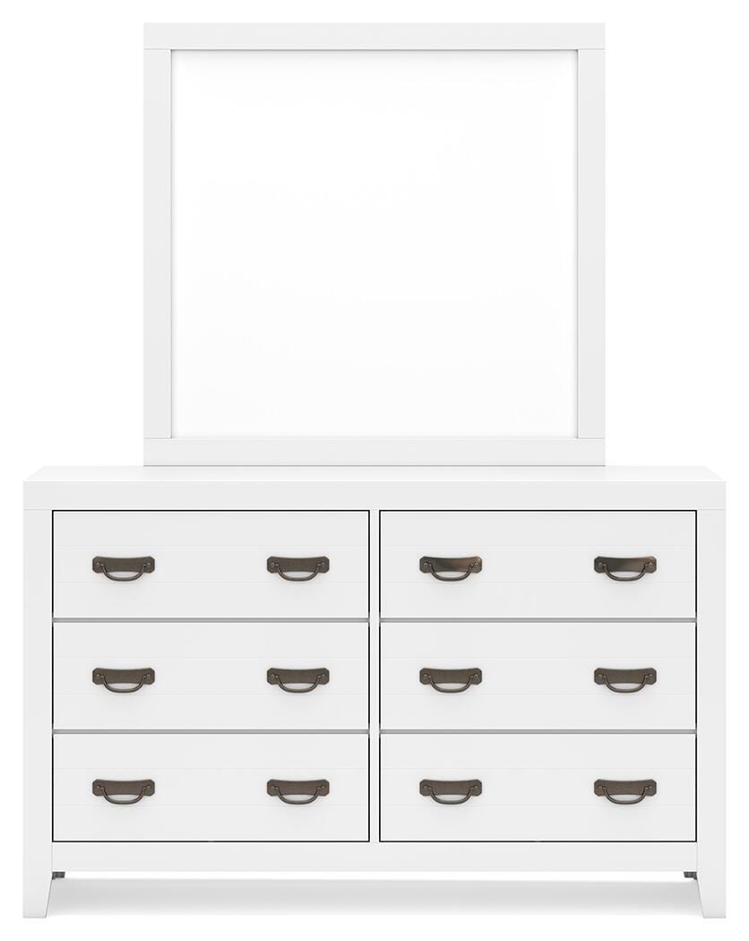 Binterglen Queen Panel Bed, Dresser and Mirror