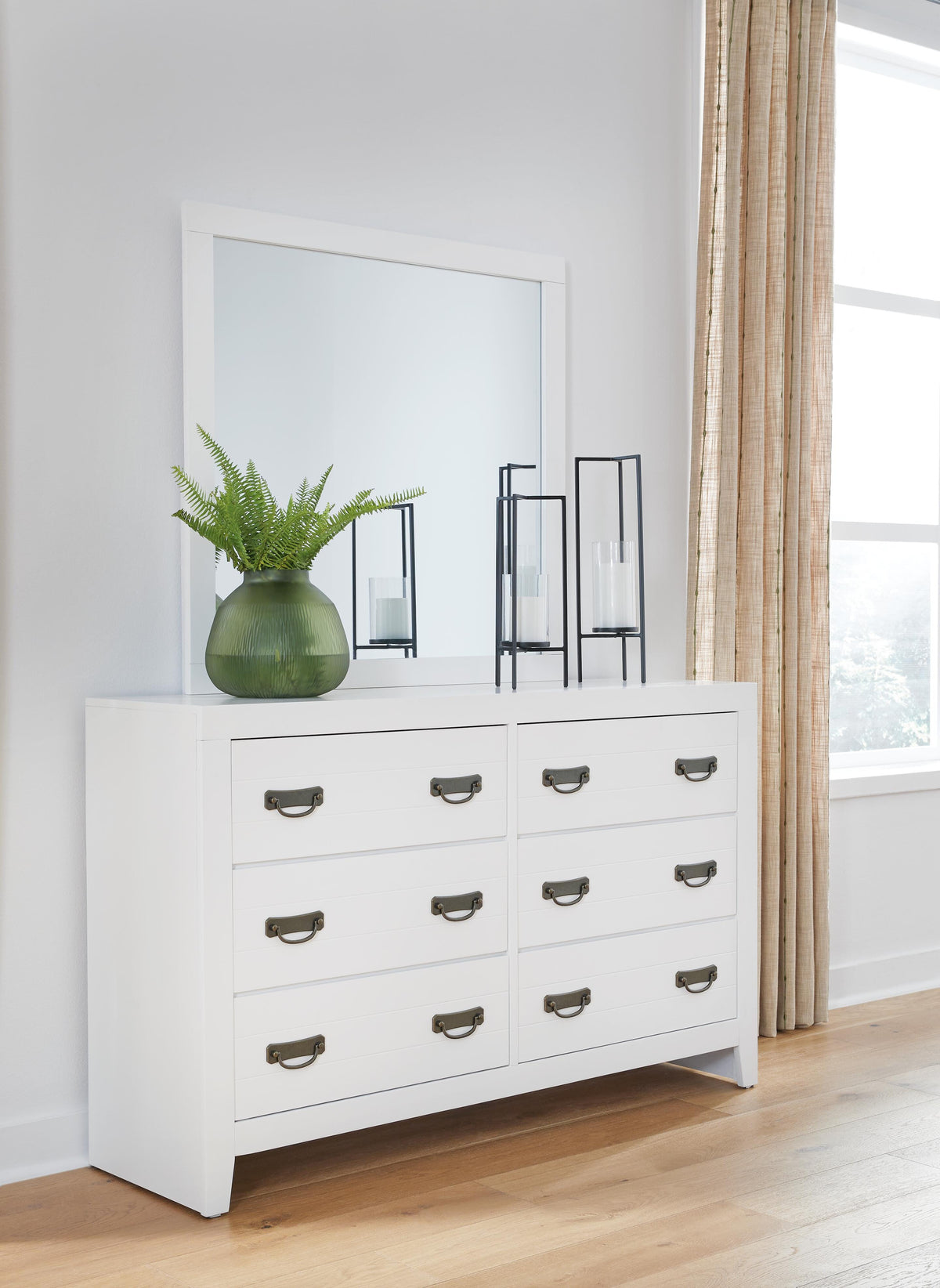 Binterglen Twin Panel Bed, Dresser, Mirror, Chest and 2 Nightstands