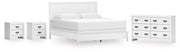 Binterglen King Panel Bed, Dresser and 2 Nightstands
