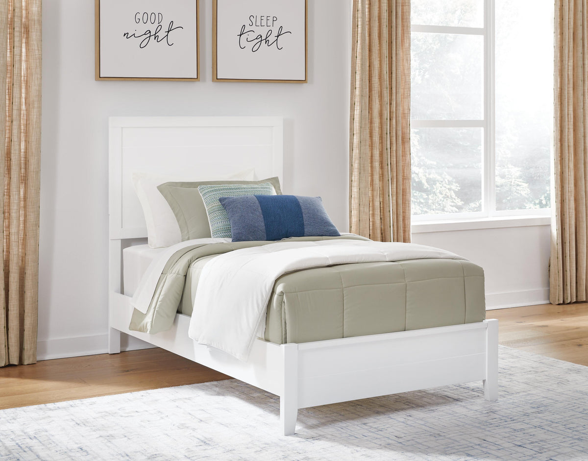 Binterglen Twin Panel Bed, Dresser, Mirror, Chest and 2 Nightstands