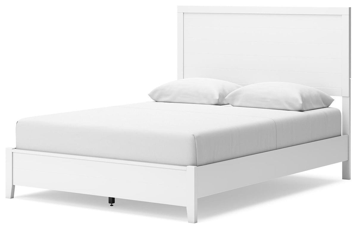 Binterglen Queen Panel Bed and 2 Nightstands