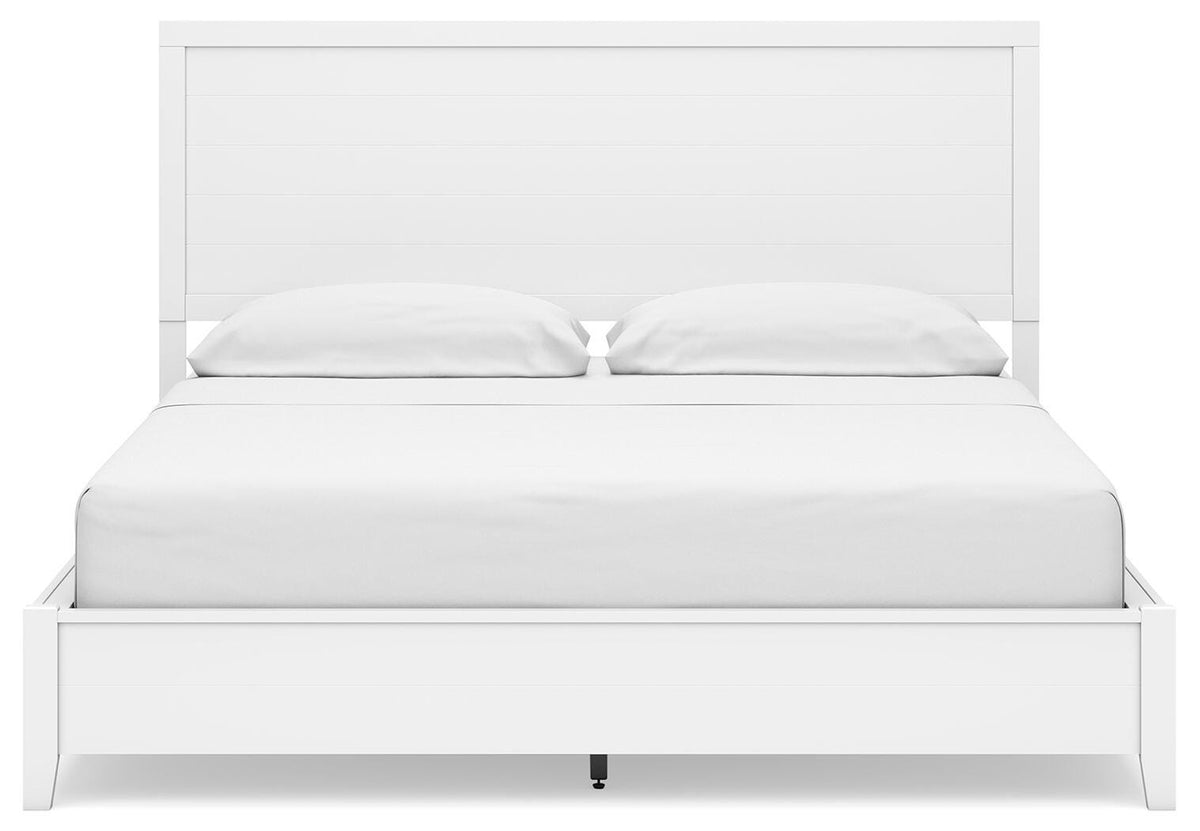 Binterglen California King Panel Bed, Dresser and Mirror