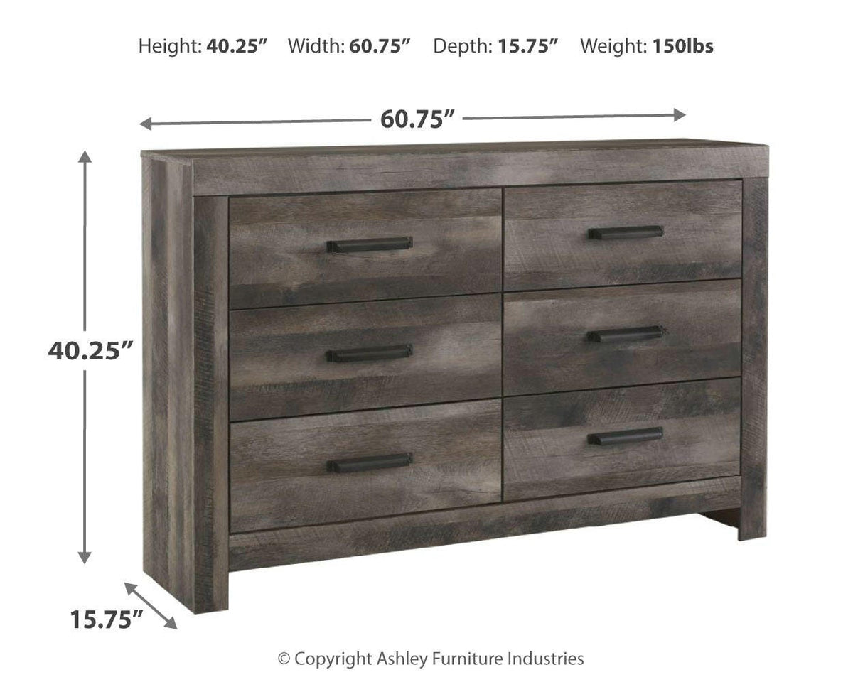 Wynnlow Panel Bed Set - King, Dresser