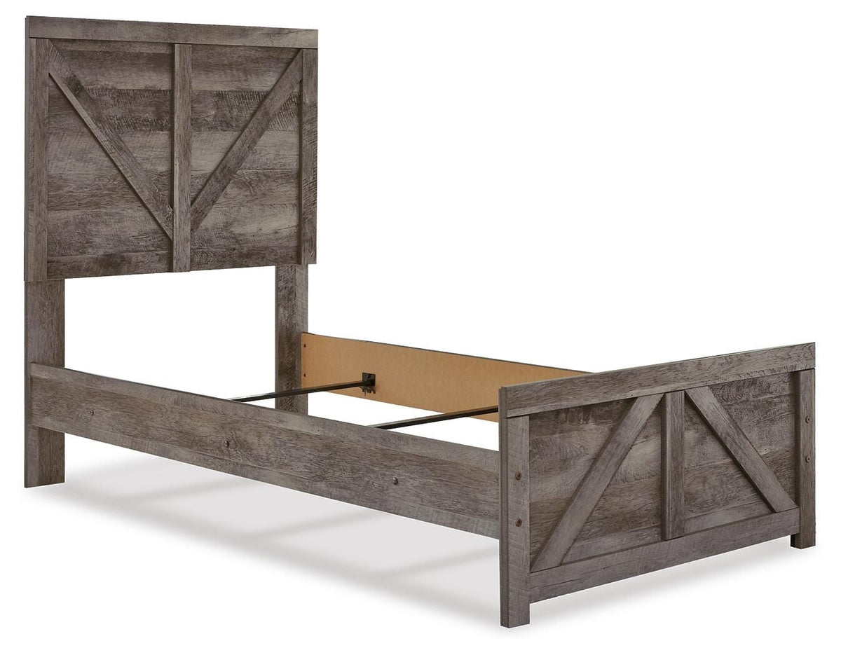 Wynnlow Twin Panel Bed, Dresser and Nightstand