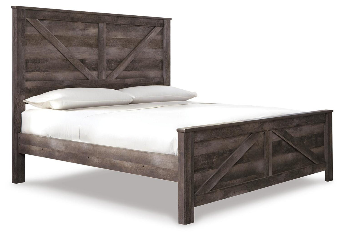 Wynnlow Queen Crossbuck Panel Bed
