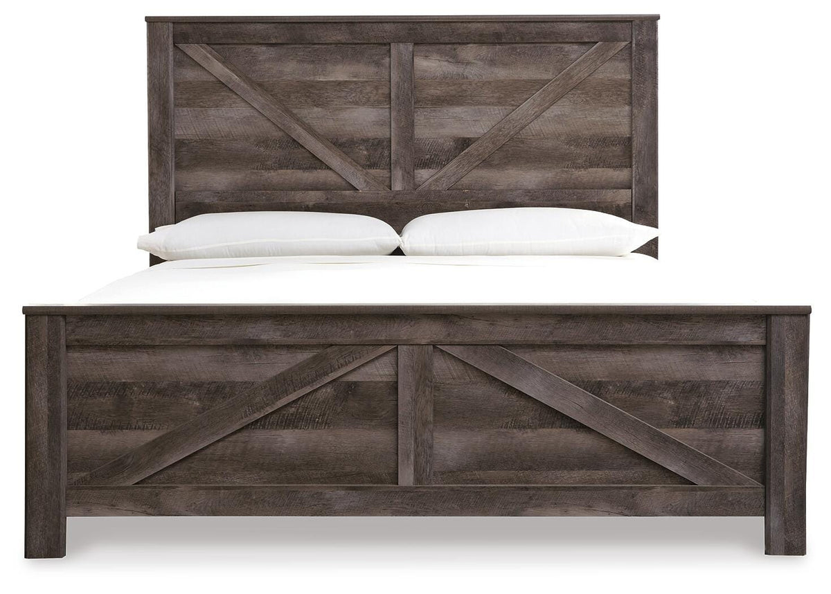 Wynnlow Queen Crossbuck Panel Bed
