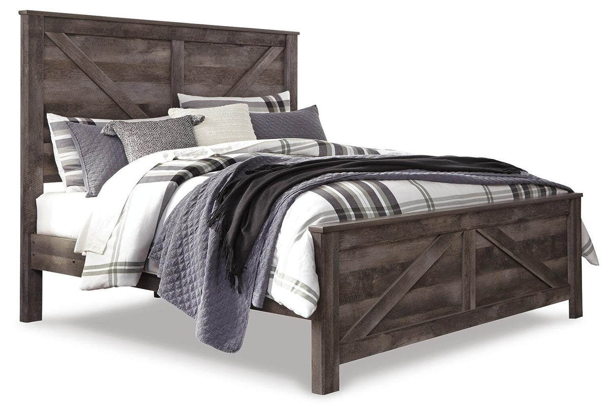 Wynnlow Crossbuck Panel Bed Set - King, Dresser