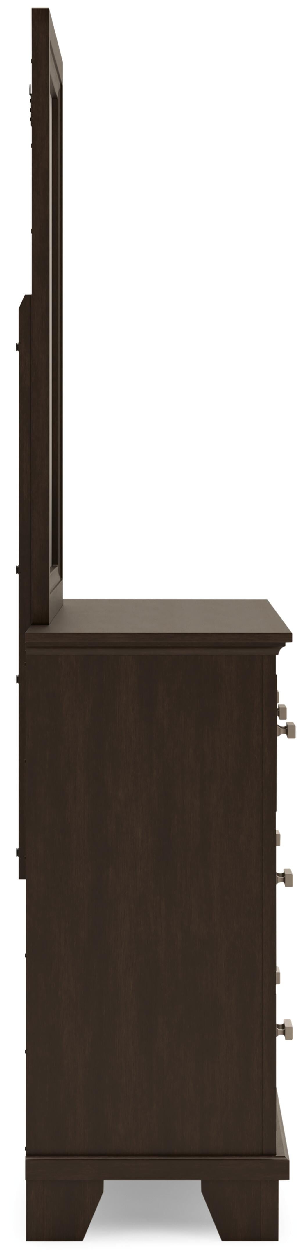 Covetown King Panel Bed, Dresser and Mirror