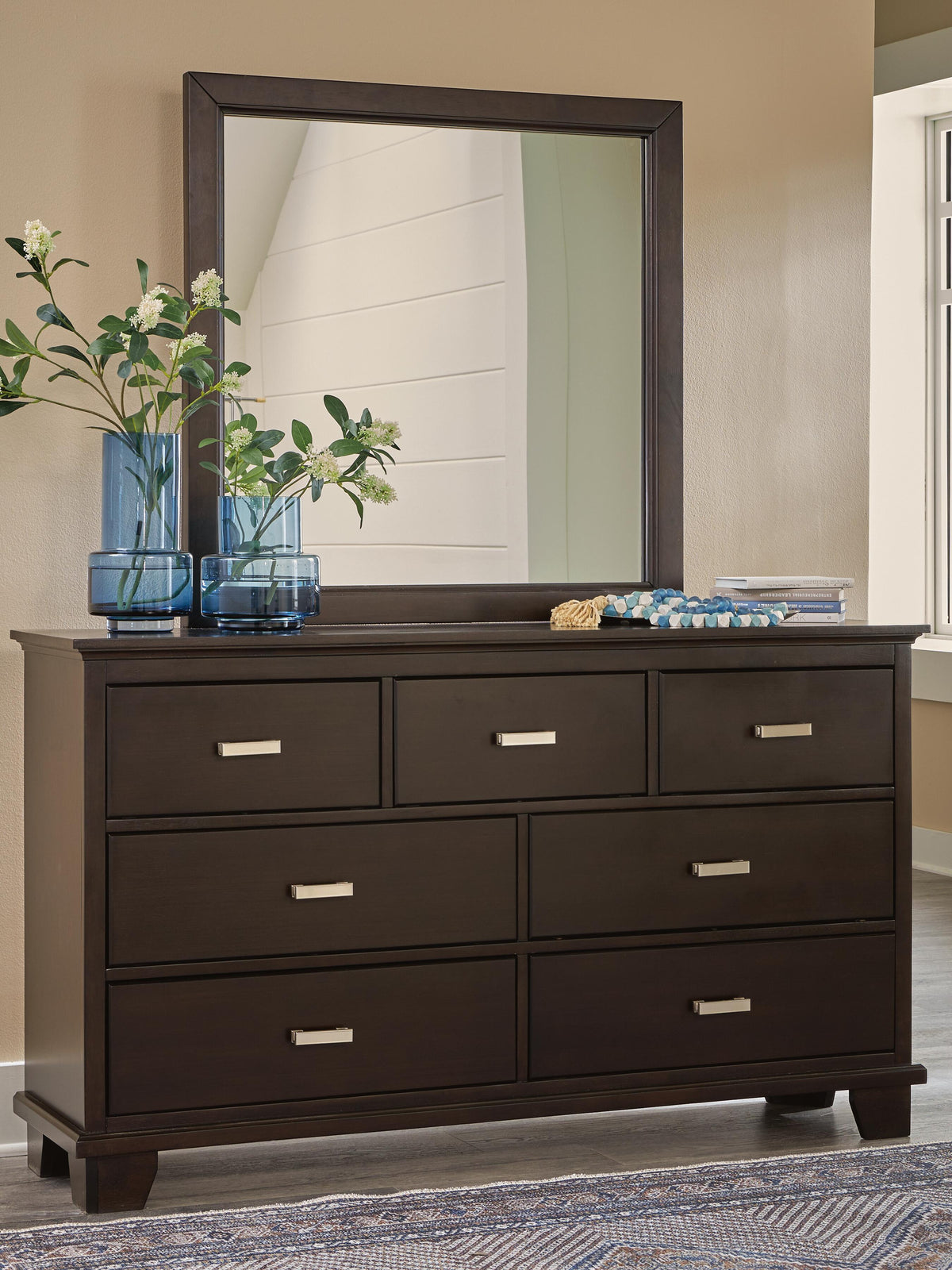 Covetown Queen Panel Bed, Dresser and Mirror