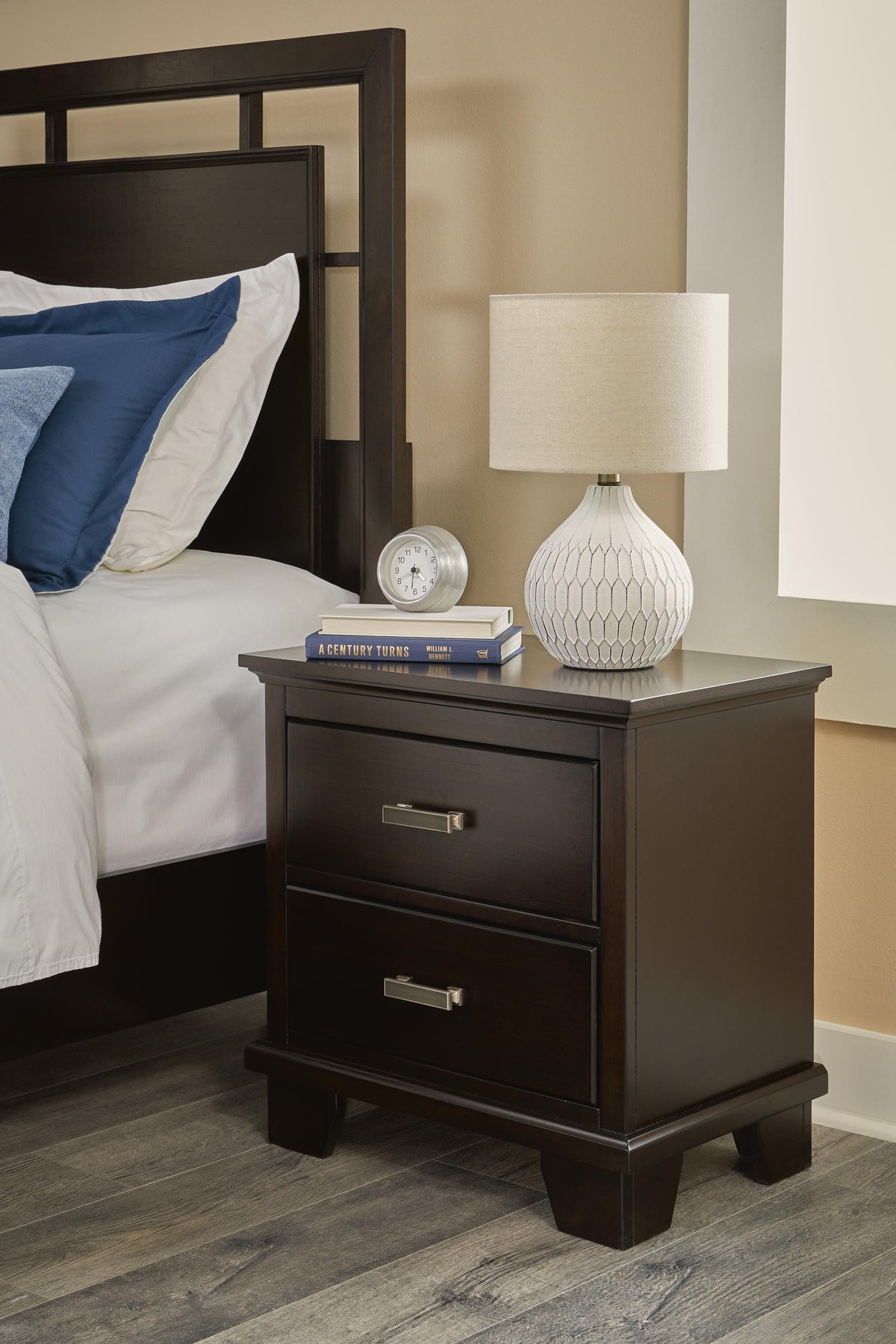 Covetown Panel Bed Set - California King, Dresser, Mirror, Chest and Nightstand