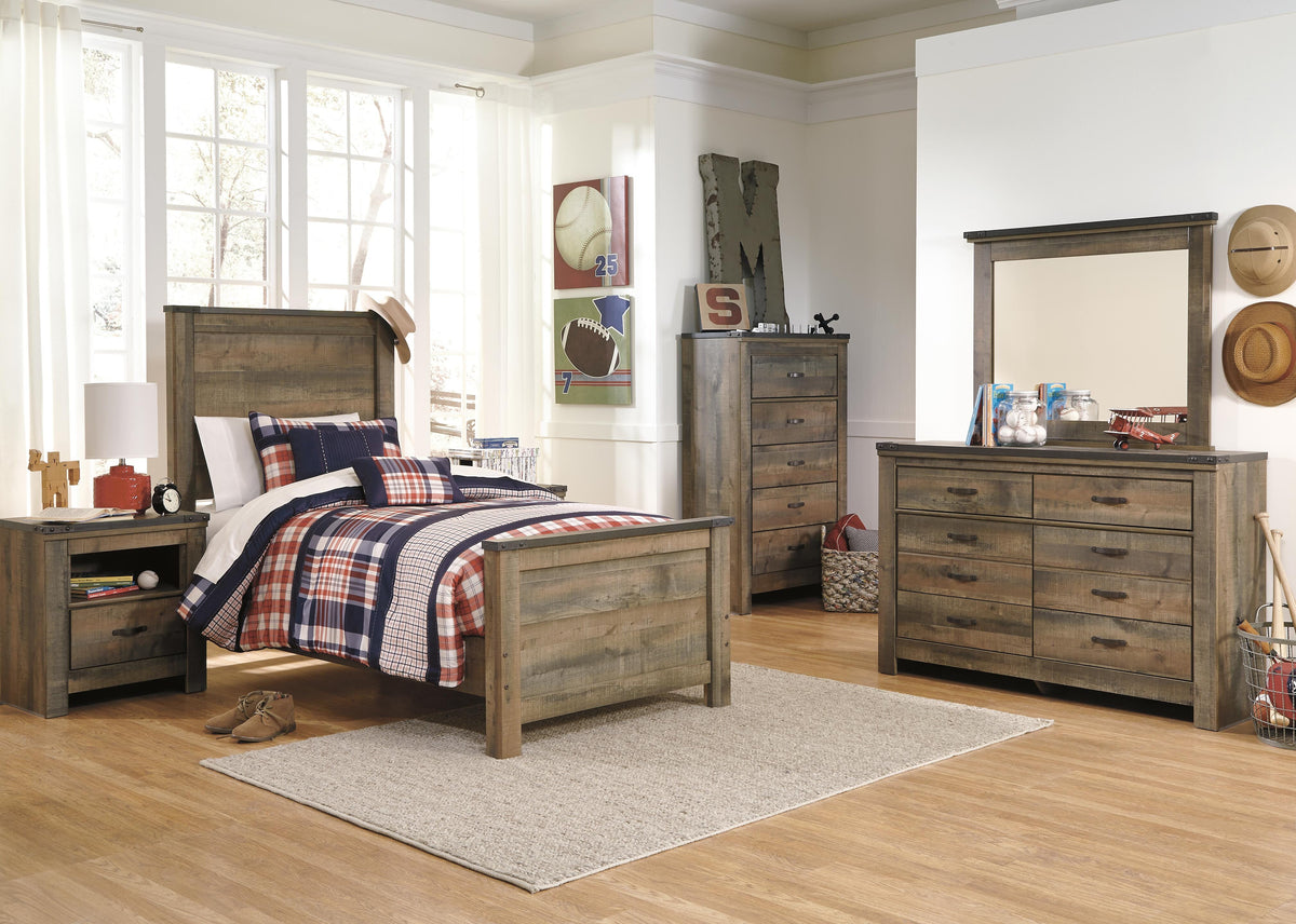 Trinell Panel Bed - Twin