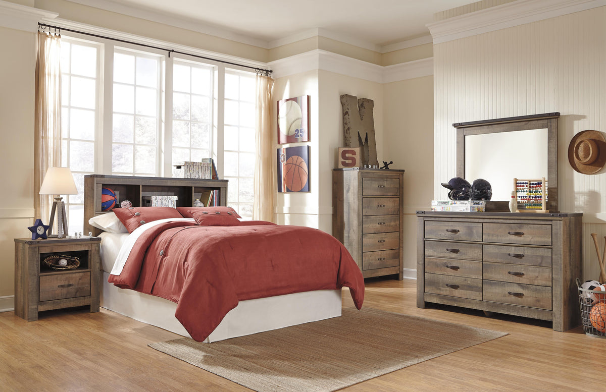 Trinell Bookcase Headboard - Full