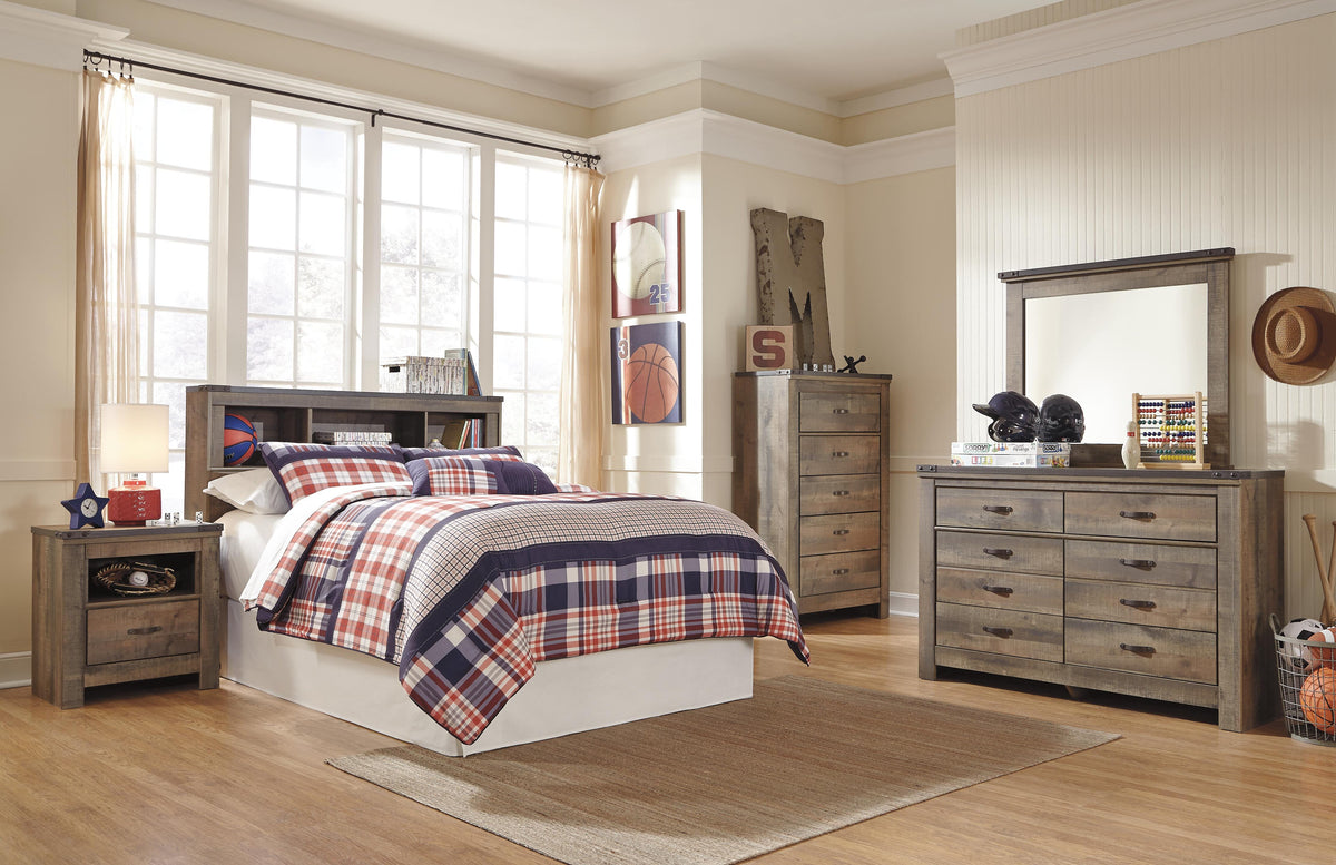 Trinell Bookcase Headboard - Full