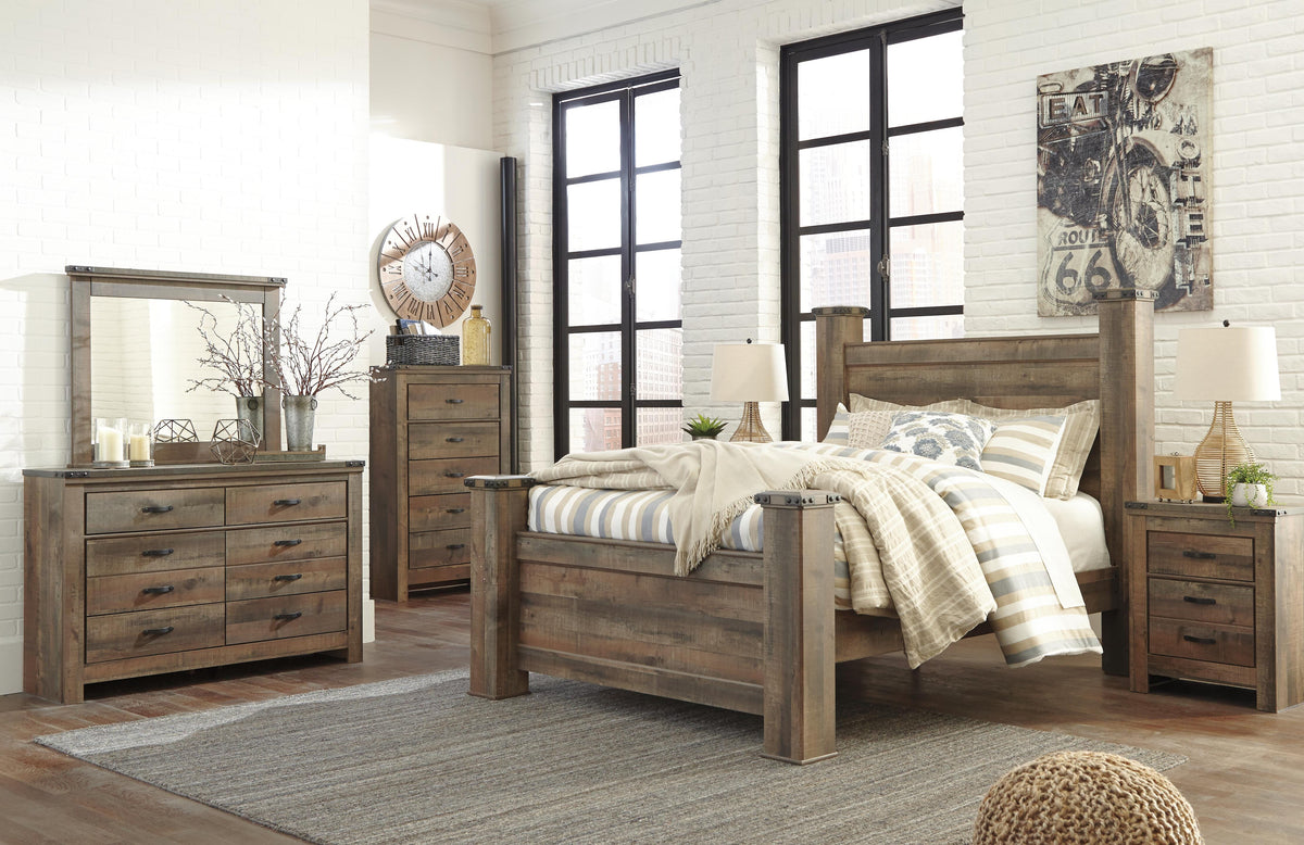 Trinell Poster Bed - Queen