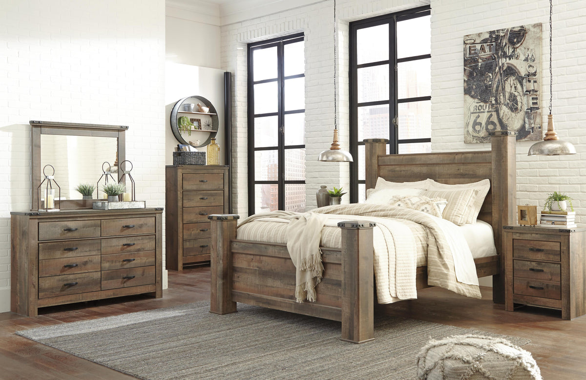 Trinell Poster Bed - Queen