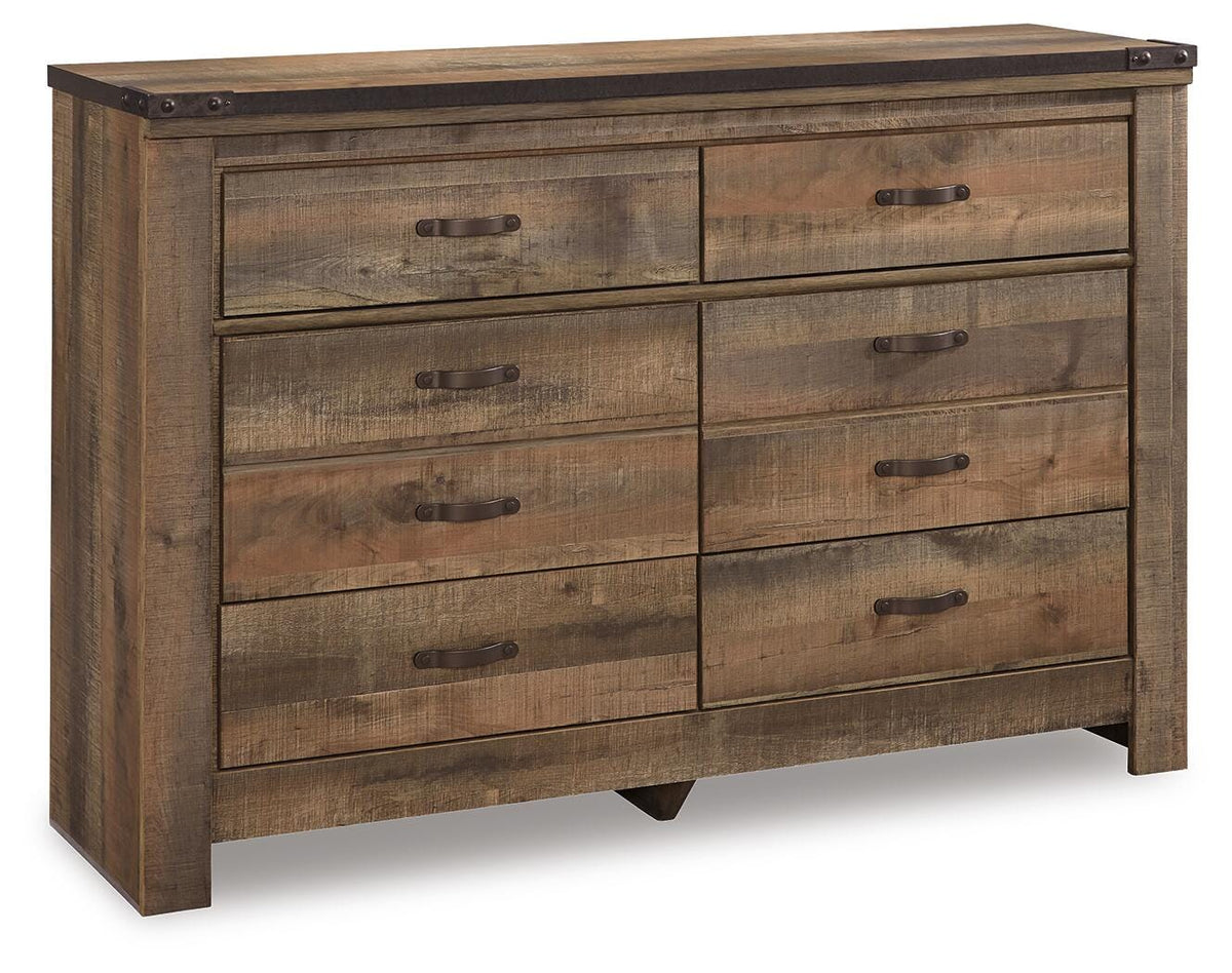 Trinell Twin Bookcase Bed, Dresser and 2 Nightstands