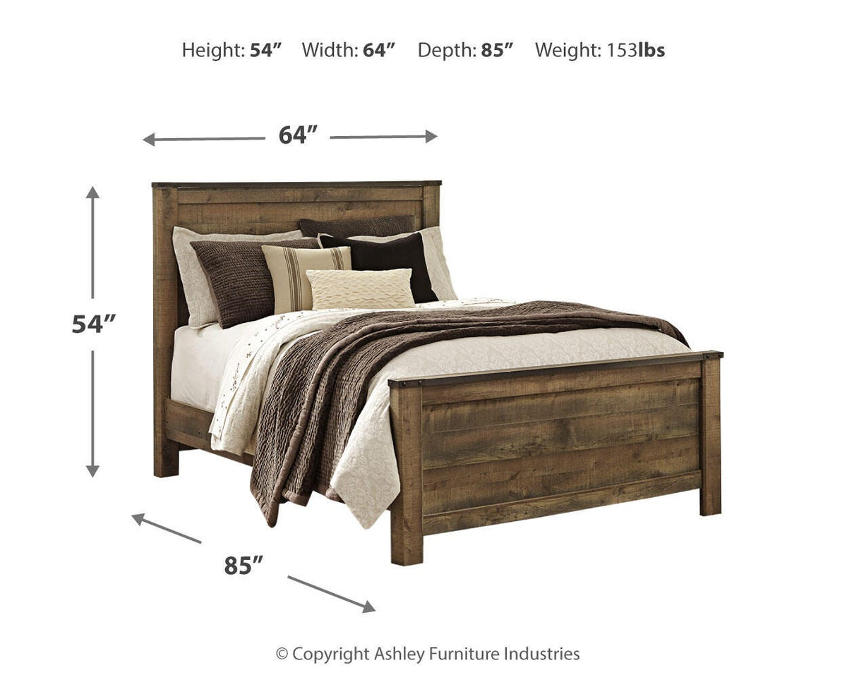 Trinell Queen Panel Bed, Dresser and Mirror