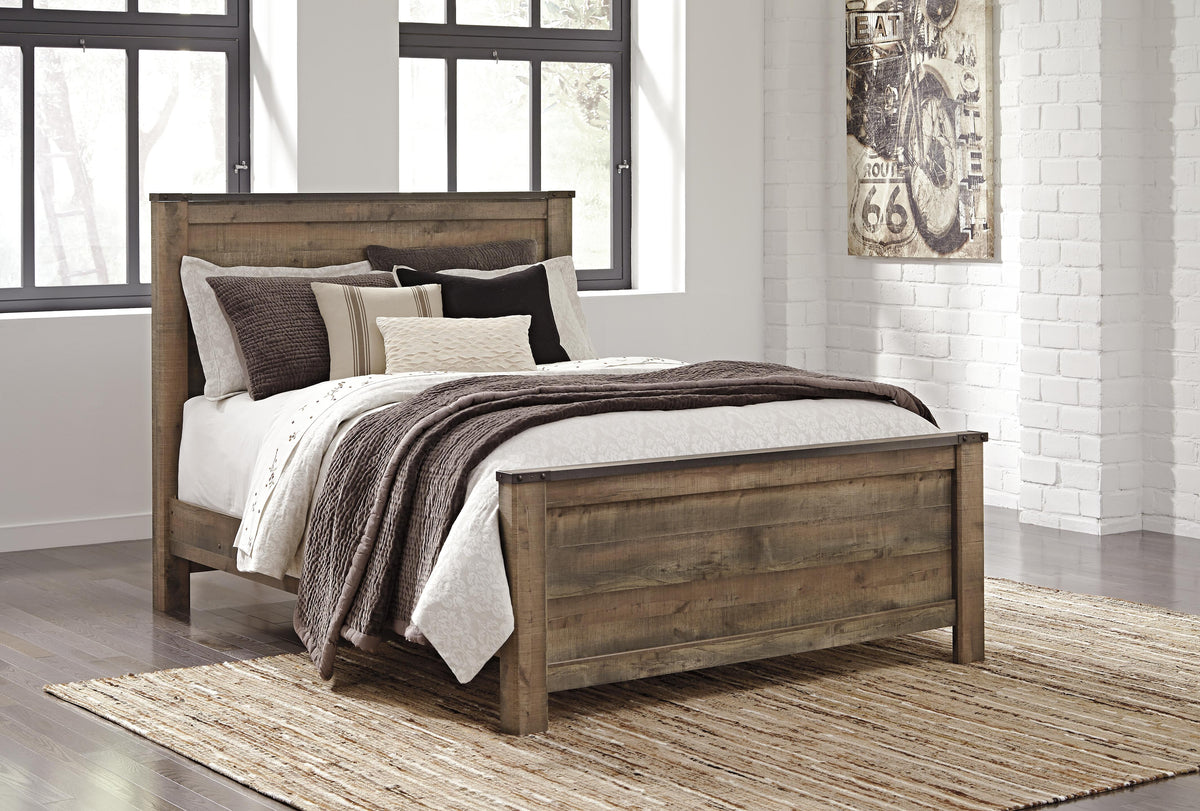 Trinell Queen Panel Bed, Dresser and Mirror