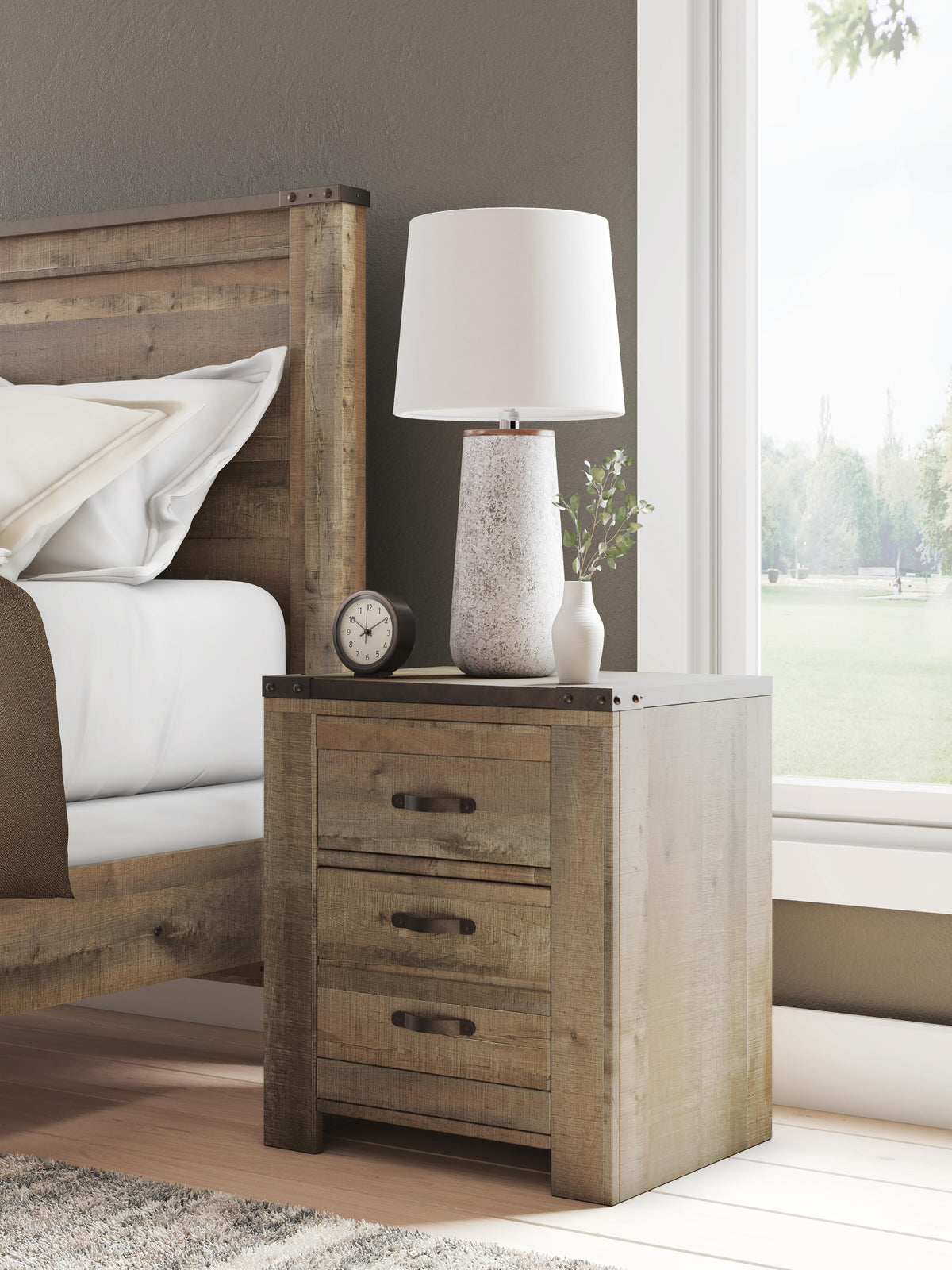 Trinell Twin Bookcase Bed, Dresser and 2 Nightstands