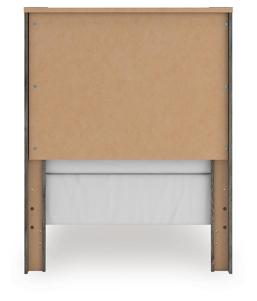 Frandern Twin Panel Bed, Dresser and Mirror