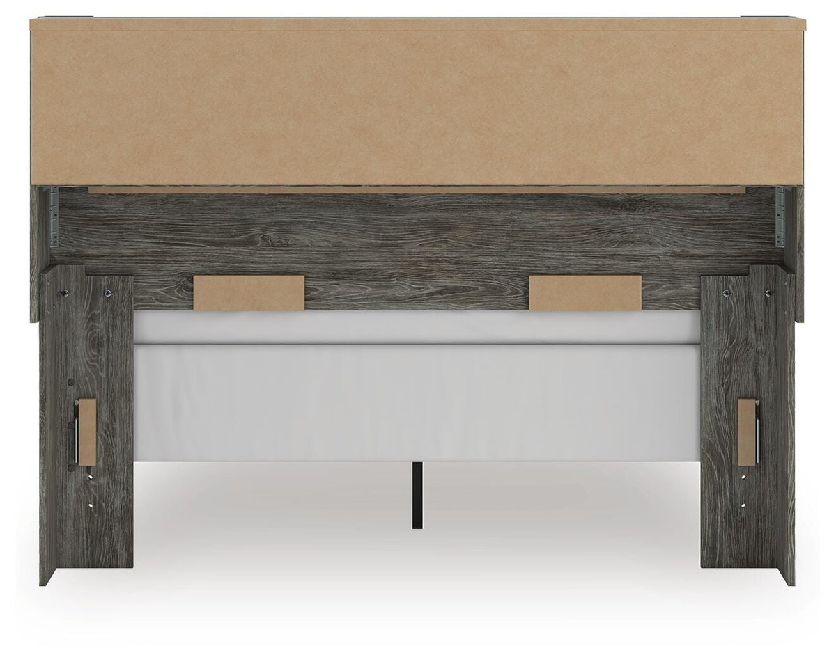 Frandern Queen Bookcase Bed, Dresser and Mirror