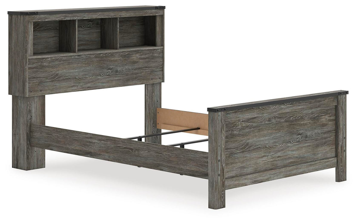 Frandern Full Bookcase Bed, Dresser and Mirror