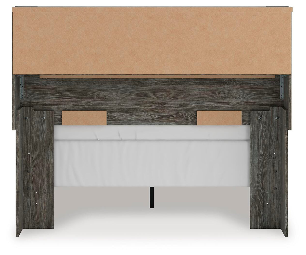 Frandern Full Bookcase Bed, Dresser and Mirror