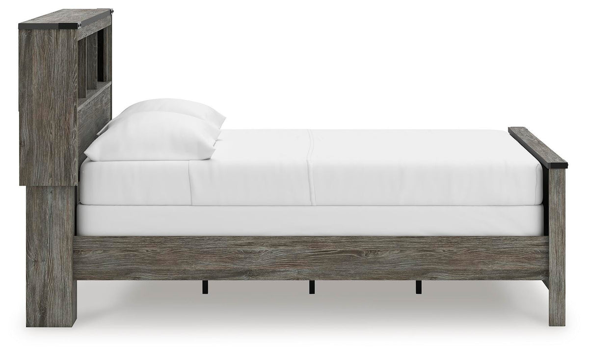 Frandern Full Bookcase Bed, Dresser and Mirror