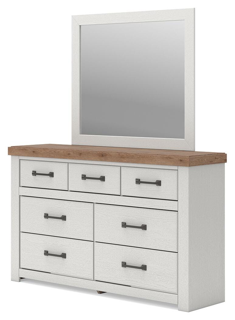 Savonport Queen Panel Bed, Dresser and Mirror
