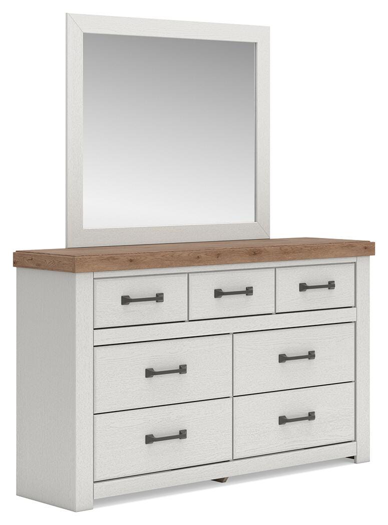 Savonport Queen Panel Bed, Dresser and Mirror