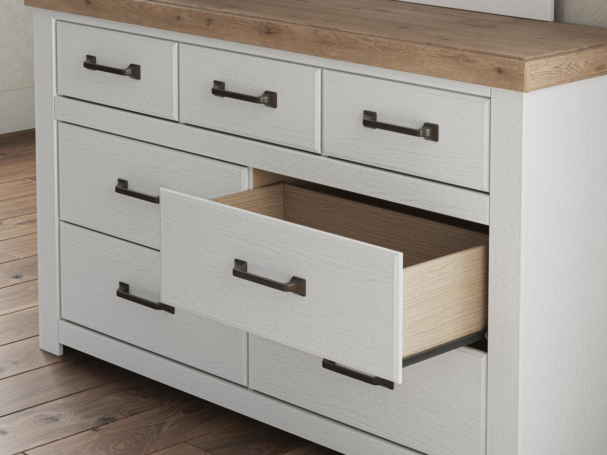 Savonport Queen Panel Storage Bed, Dresser and Chest