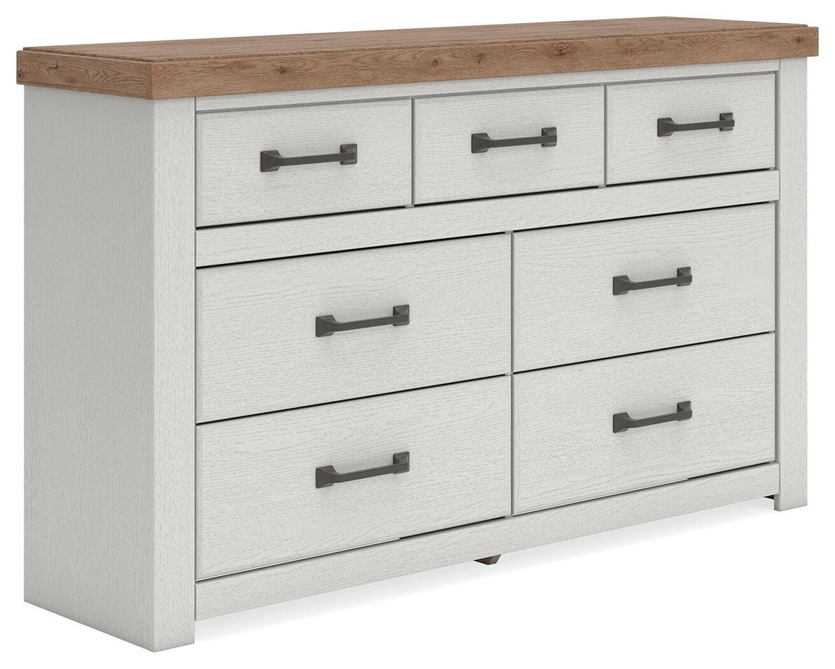 Savonport Queen Panel Bed with Storage, Dresser and Nightstand