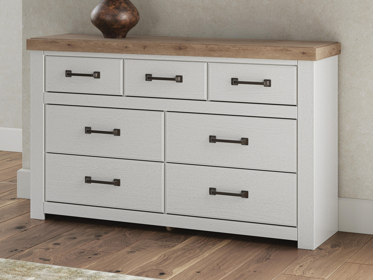 Savonport Queen Panel Storage Bed, Dresser and Chest