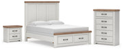Savonport Queen Panel Storage Bed, Chest and Nightstand