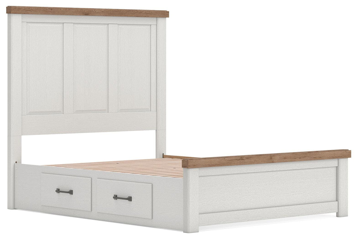 Savonport Panel Bed with Storage - Queen