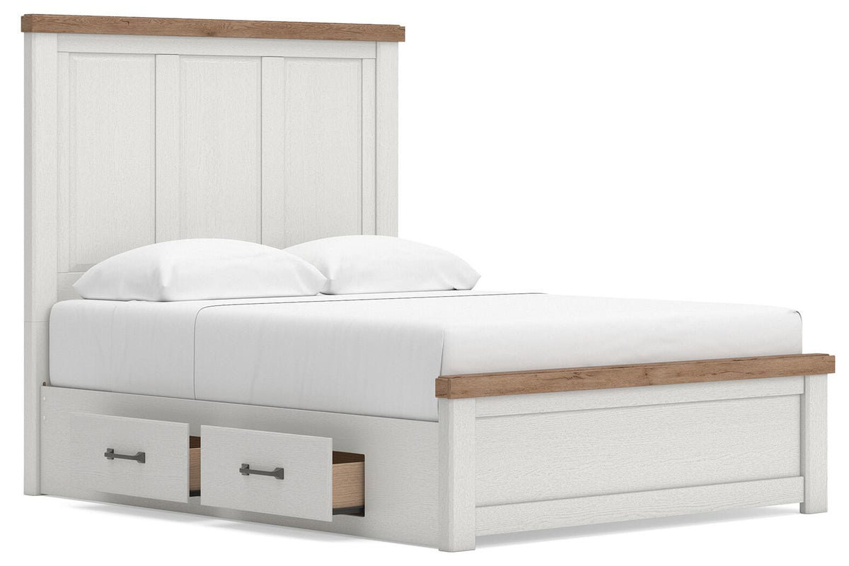 Savonport Panel Bed with Storage - Queen