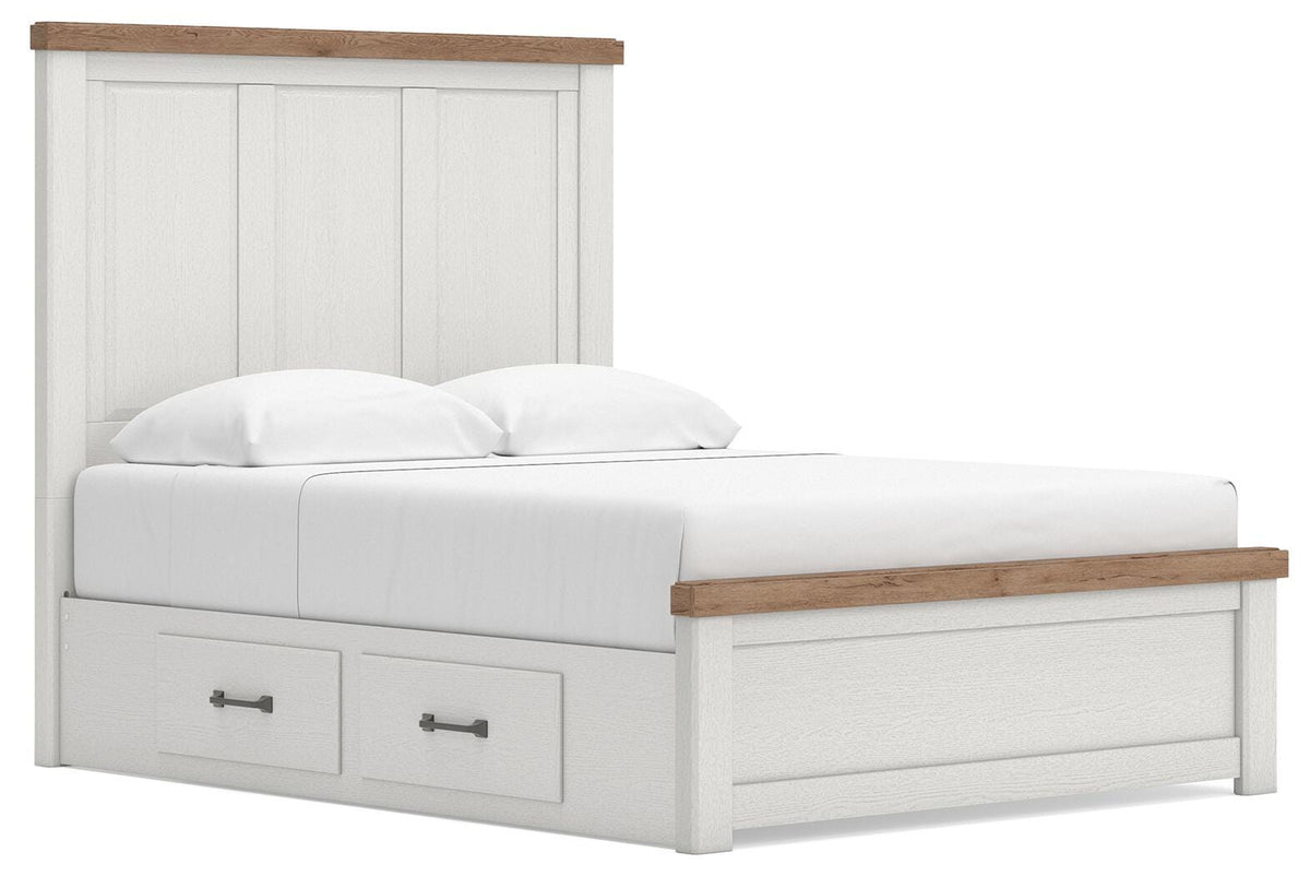 Savonport Panel Bed with Storage - Queen