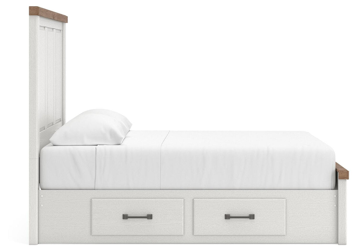 Savonport Panel Bed with Storage - Queen