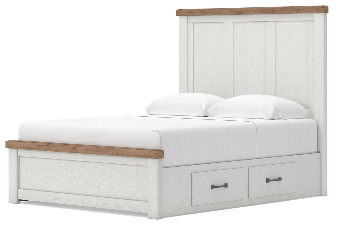 Savonport Panel Bed with Storage - Queen