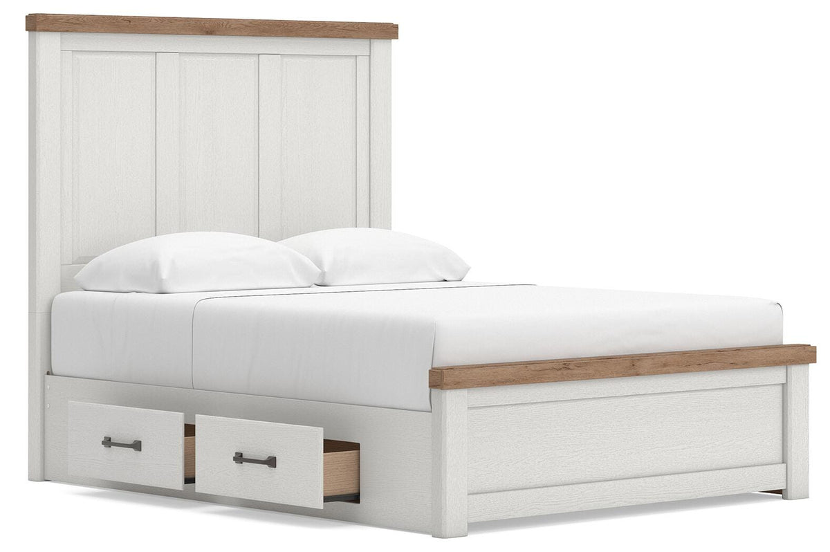 Savonport Panel Bed with Storage - Queen