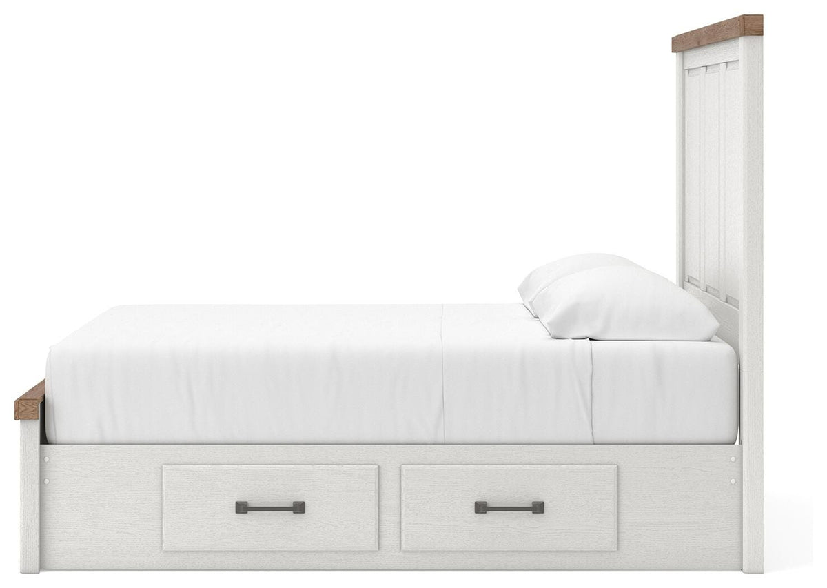 Savonport Panel Bed with Storage - Queen